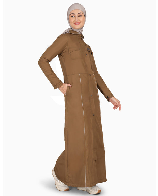 A4-Quilted Comfort Luxe Bronze Jilbab