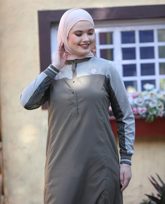 A01-Clay And Fog Smart Pick Jilbab