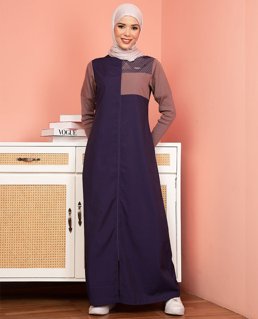 A04-Urban Violet Jilbab