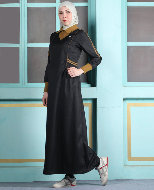 جلباب Urban Chic الأسود العصري