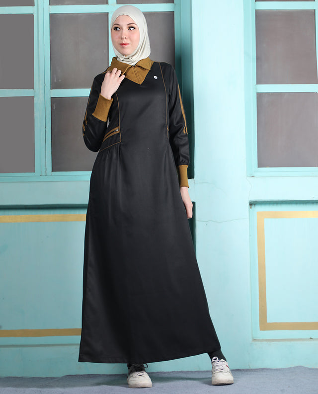 جلباب Urban Chic الأسود العصري