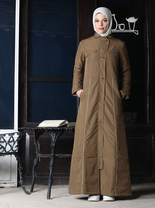 Quilted Comfort Luxe Bronze Jilbab