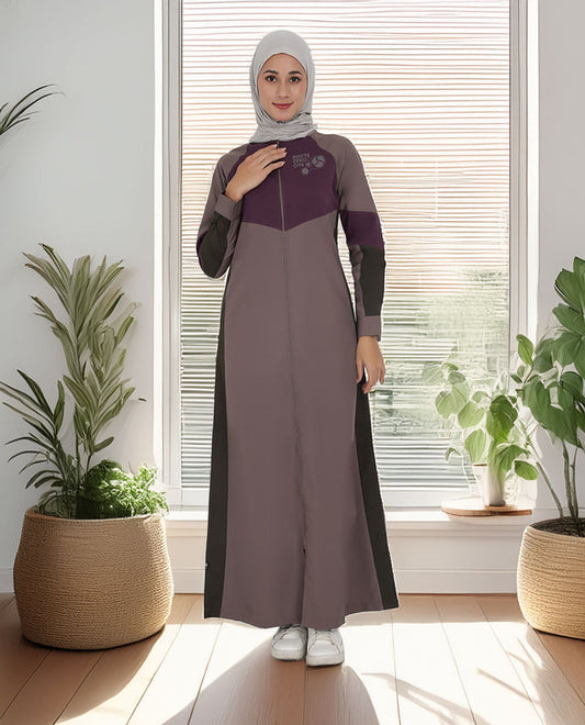 A00-UrbanGrace جلباب مفتوح من الأمام بالكامل