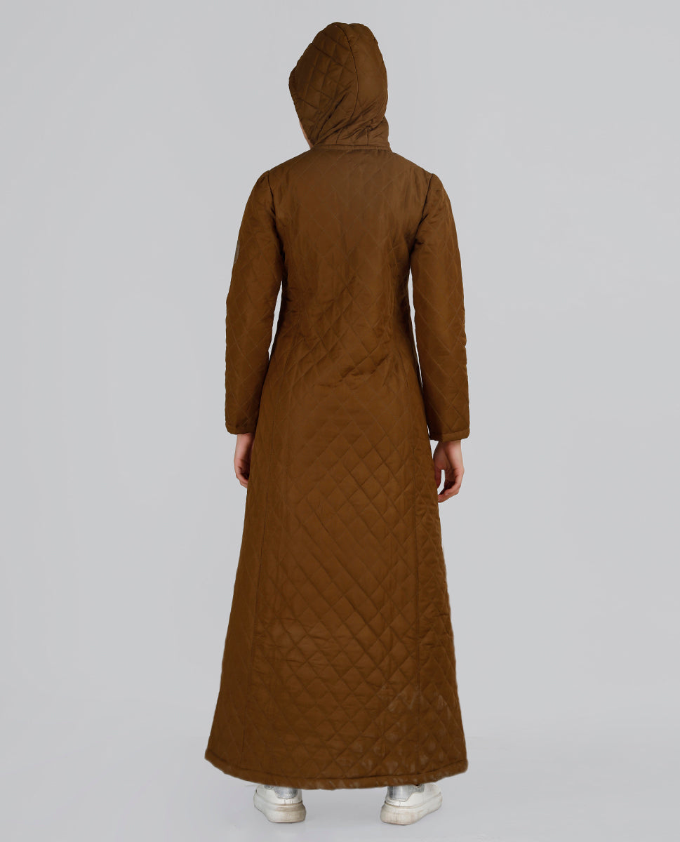 Mustard Brown Premium Winter Jilbab