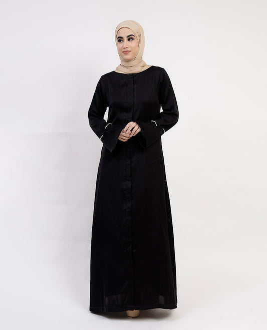 Timeless Beauty Full Front Open Abaya