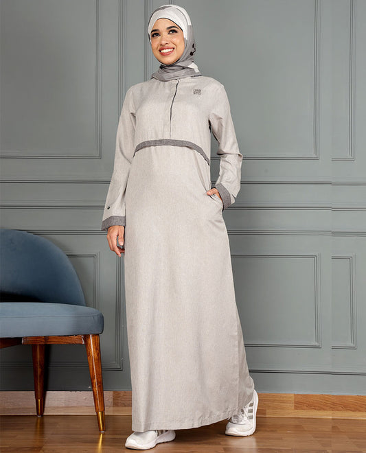 Elite Grey Urban Jilbab